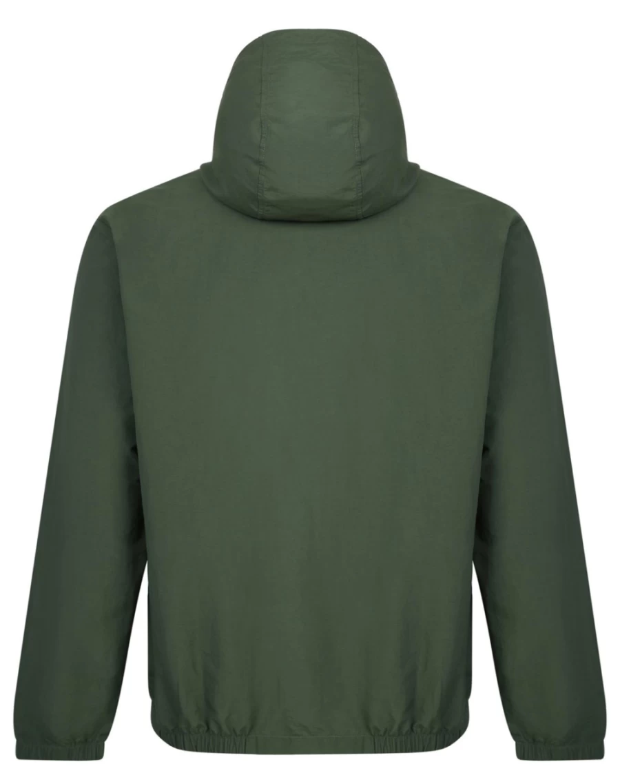 Umbro Men's Anorak Jacket in Kombu Green & Cypress - Lightweight Outdoor Windbreaker