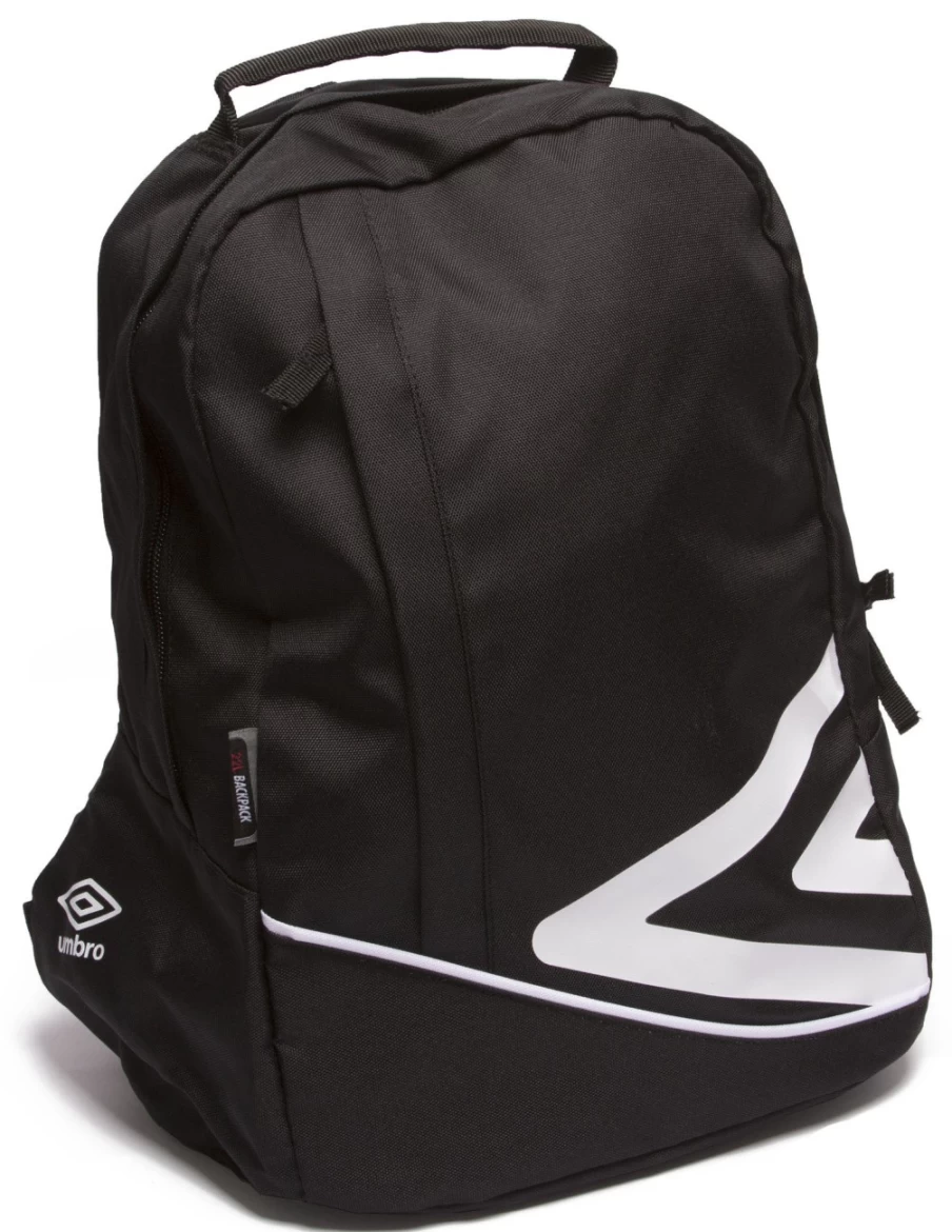 Umbro Men's Pro Training Medium Gym Bag - Black & White Athletic Sports Duffel