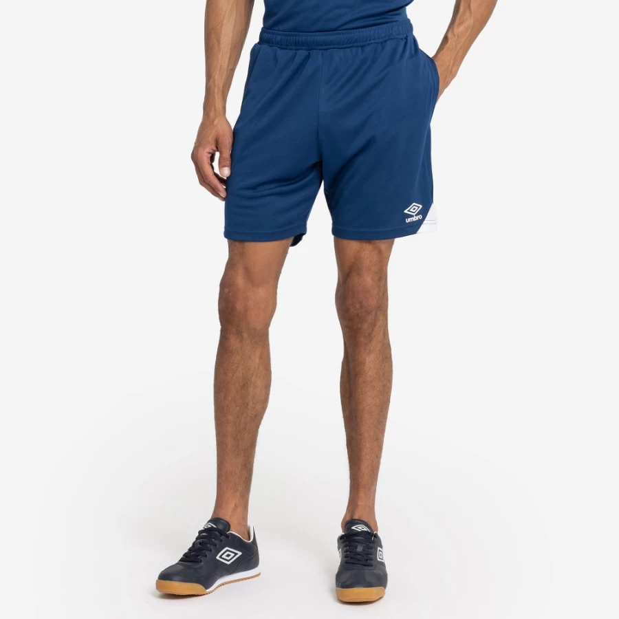 Umbro Men's Total Training Shorts in Tw Navy/White for Athletic Performance