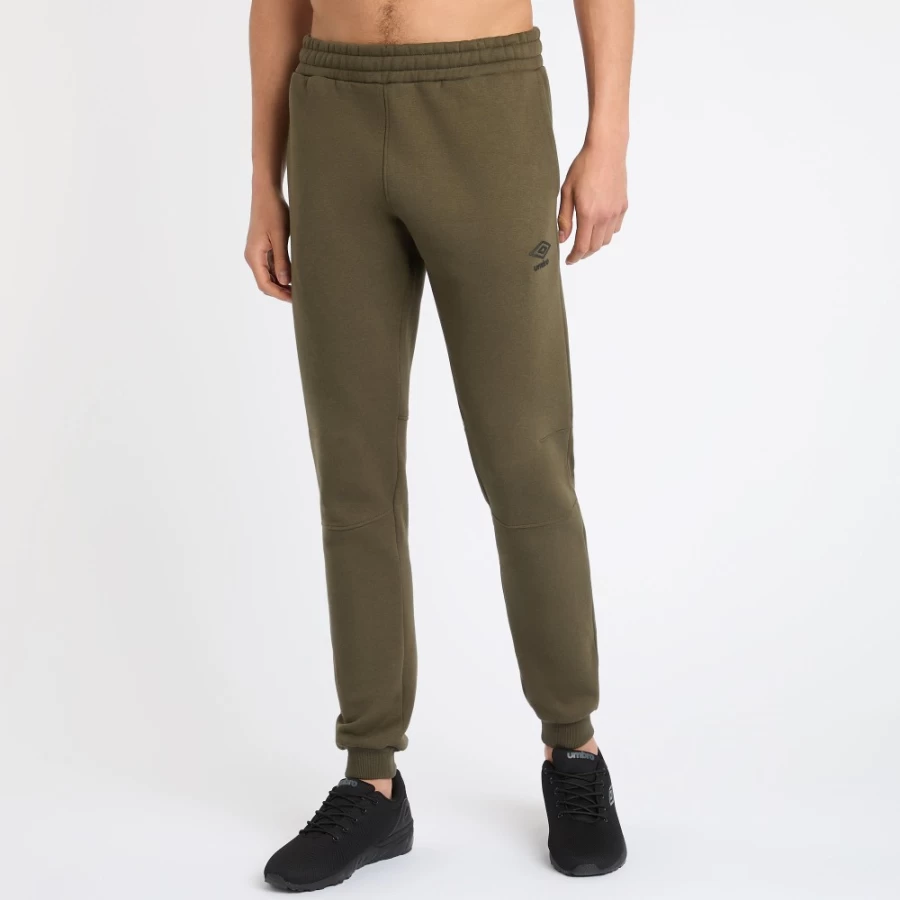 Umbro Men's Core Skinny Jogger Pants - Forest Night / Black Slim-Fit Comfort