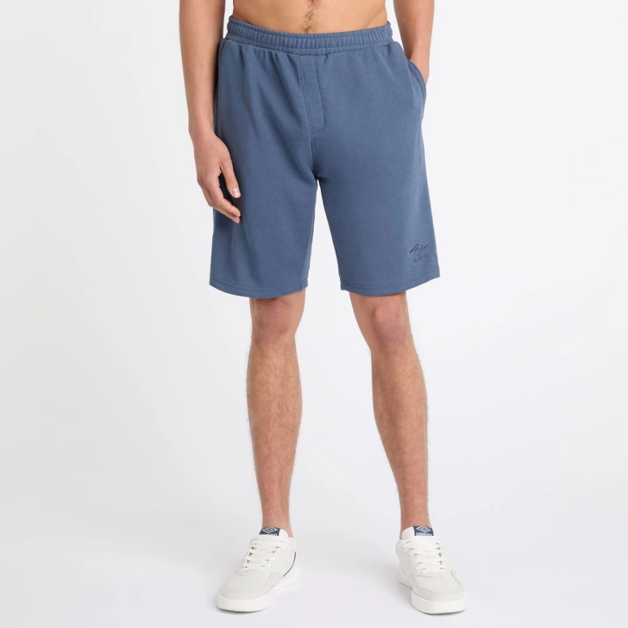 Umbro Men's Sport Style Long Jog Shorts in Bering Sea - Athletic Running Comfort