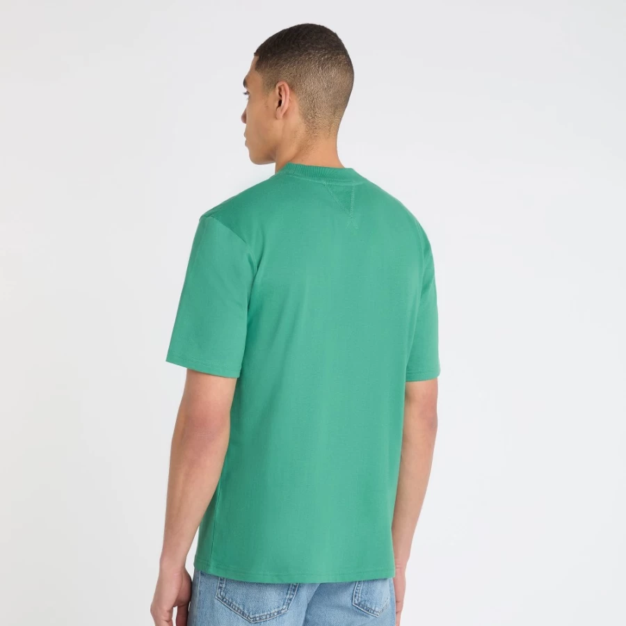 Umbro Men's Relaxed Fit T-Shirt in Fir Green & Ecru - Comfortable Casual Tee