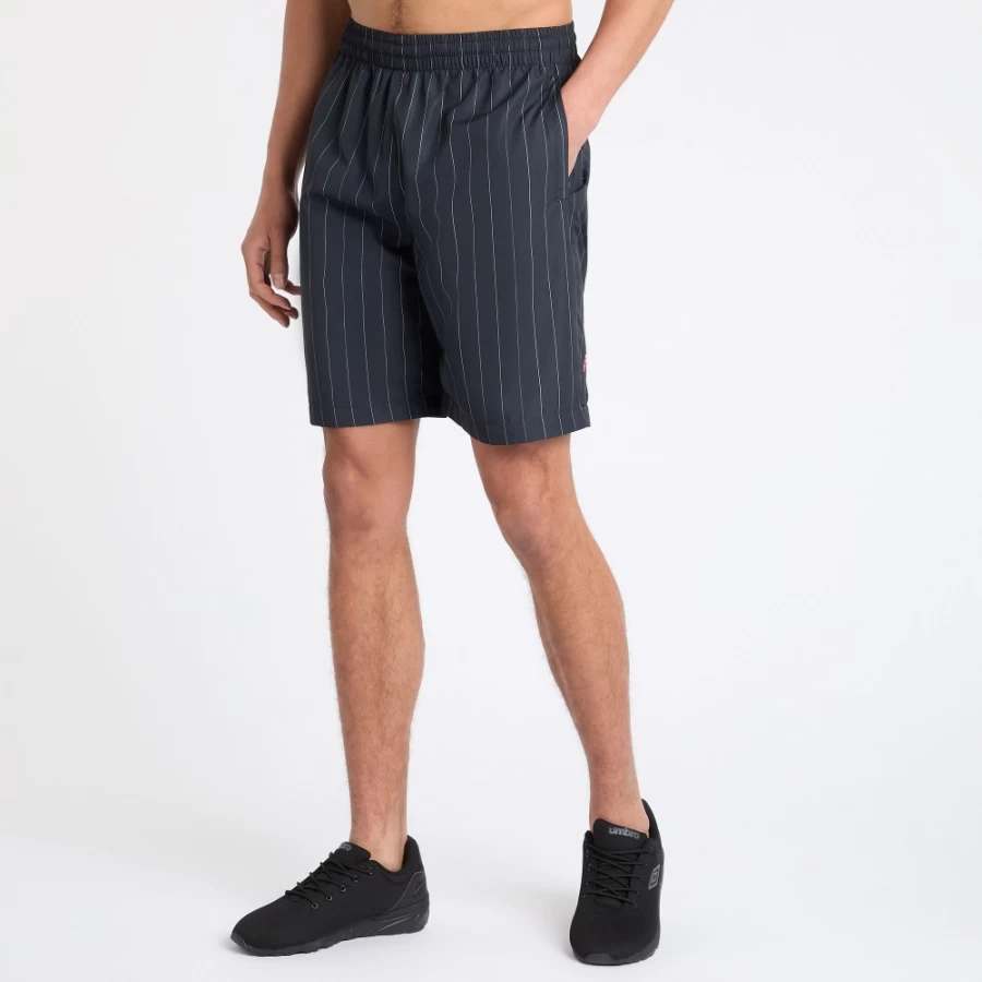 Umbro Men's Black Boiler Room Shorts - Athletic Training Shorts