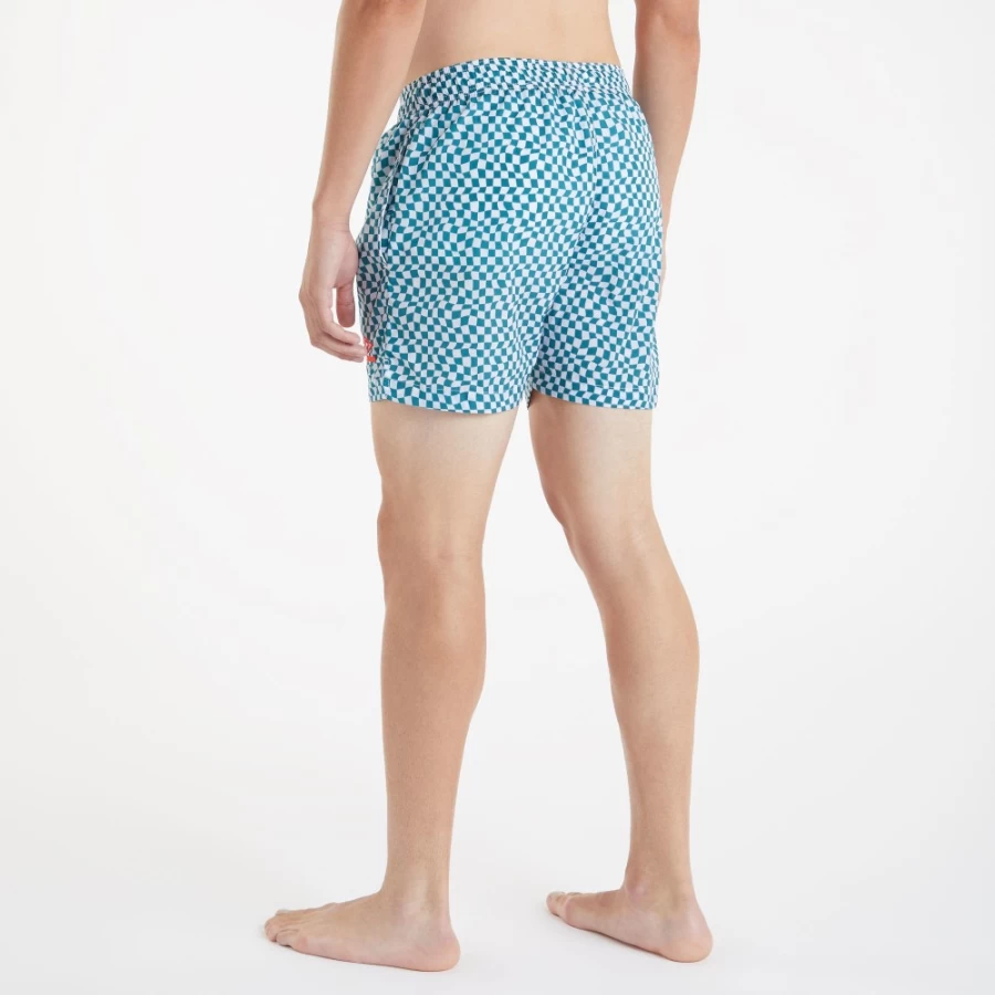 Umbro Men's Swim Shorts - Shaded Spruce & Brilliant White Quick-Dry MTB Swimwear